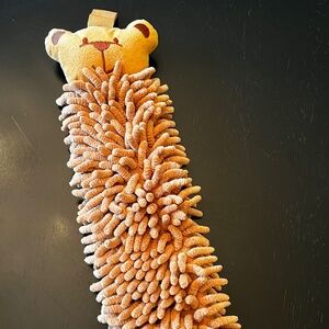 Norwex Kids Pet To Dry Brown Bear Hand Towel Cloth